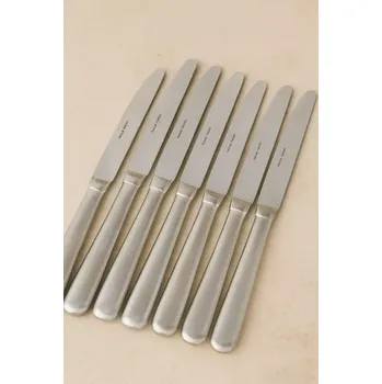 Příbor House Doctor Knife HD Brush, silver finish