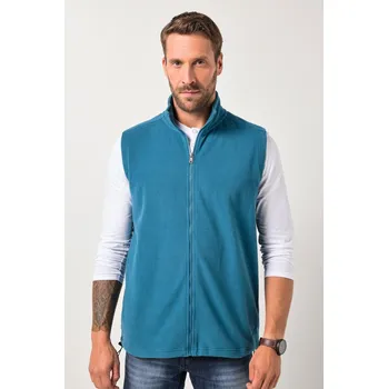 Pánská bunda JP1880, Plus size Flísová vesta, stojáček, kapsy na zip, do 8XL pro plnoštíhlé nadměrná velikost, 723305764-1907, tyrkysový, 8XL, Plus size oblečení, Oblečení pro vysoké muže, Nadměrné velikosti, Oblečení pro plnoštíhlé.