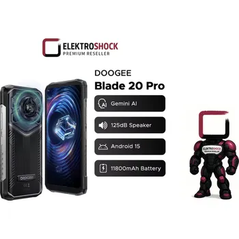 Mobilní telefon DOOGEE Blade 20 Pro Barva: Silver