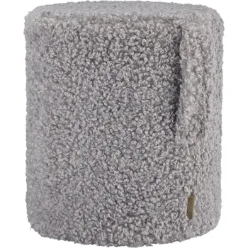 Taburet Puf, kolekce TEDDY | V 40 cm, Ø 35 cm - Žraločí kůže - Blomus