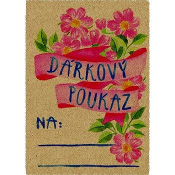 Přáníčko BeBechy – recyklovaný papír - Dárkový tiskopis