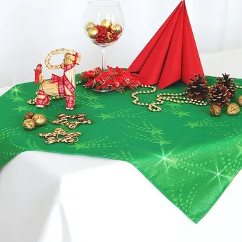 ubrus HEDVA ČESKÝ BROKÁT Ubrus Oluxa PTK 65 x 65 kometa zelená