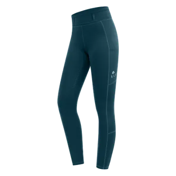 Jezdecké kalhoty ELT Termo zimní jezdecké legíny Ella Barva: Petrol blue, Velikost: D48