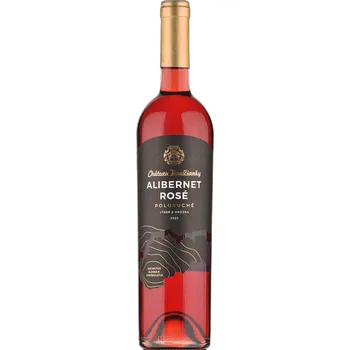 Chateau Topoľčianky Alibernet rosé 2023 výběr z hroznů polosuché kolekce D.S.C.