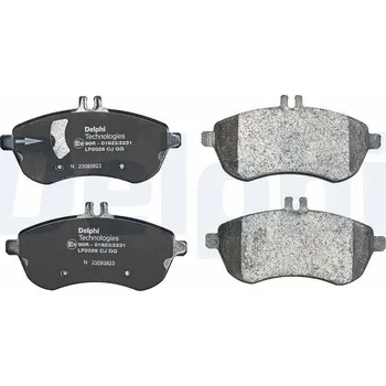 Brzdová destička Sada brzdových destiček, kotoučová brzda DELPHI LP2028