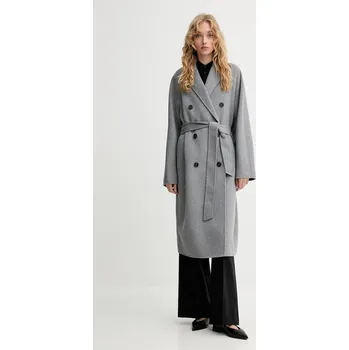 Dámský kabát Kabát s vlnou Marc O'Polo šedá barva, 508024371127 09X, vel. 40