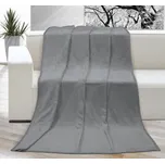 Luxusní deka mikroplyš 150x200 Šedá 400g