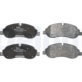 Brzdová destička Sada brzdových destiček, kotoučová brzda DELPHI LP3136