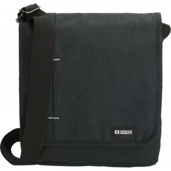 Pánská taška přes rameno černá - Enrico Benetti 47174 | Cooltovka.cz - textilní, praktická a stylová taška přes rameno