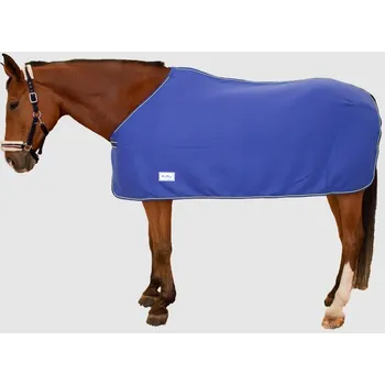 Vybavení pro koně ECO deka fleece KenTaur - středně modrá Velikost: 155 cm