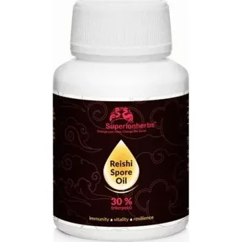 Zdraví Superionherbs Reishi sporový olej 30% triterpenů, 90 kapslí (imunita, dlouhověkost)