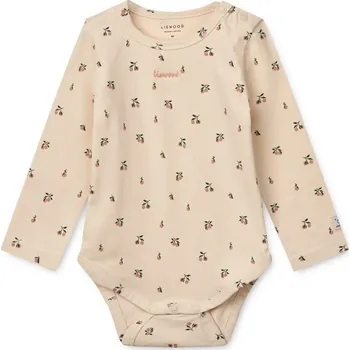 Kojenecký body LIEWOOD Yanni Body s dlouhým rukávem Peach Mini/Sea Shell Velikost (od výrobce): 80