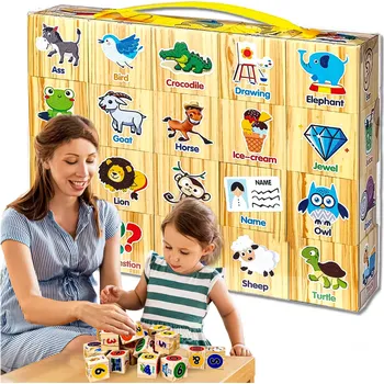 ostatní stavebnice Real Home VZDĚLÁVACÍ PĚNOVÉ BLOKY PRO VÝUKU ANGLIČTINY PRO DĚTI 20 ks