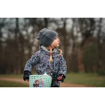 Dívčí bunda Dětská softshellová bunda s fleecem JOŽÁNEK jednooké kočky