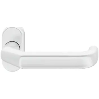 Dveřní kování FSB klika pro rámové dveře 06 0662 pružina B oválná rozeta hliník bílá