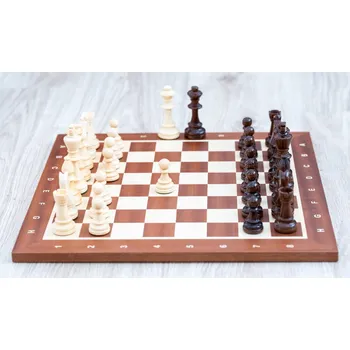 Šachy Dřevěné šachy Staunton klasik střední + doprava zdarma