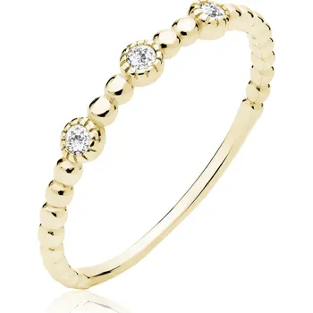 Prsten Pozlacený prsten ISABELLA Velikost: 6/52 Ag 925/1000
