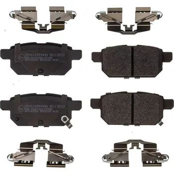 Brzdová destička Sada brzdových destiček, kotoučová brzda DENCKERMANN B111622