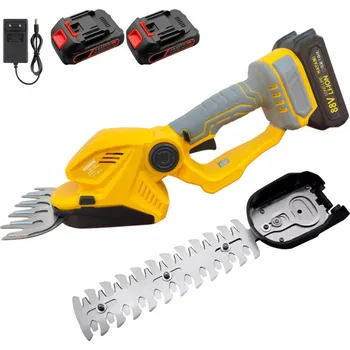 Nůžky na živý plot HAYAMI HA-1062 AKU zahradní nůžky 2v1 2x baterie, nabíječka