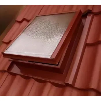 střešní výlez Střešní vikýř (výlez) pro Bramac Moravská, 50x60 cm, červenohnědá