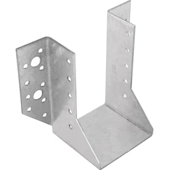 Tesařské kování DOMAX WB trámová botka WB 23 - 76 x 122 x 75 x 2 mm (10 ks)