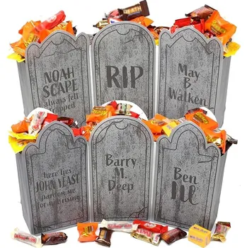 Party dekorace JOYIN - Halloweenské papírové sáčky na sladkosti - 72 ks