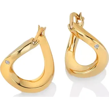 Náušnice Stříbrné pozlacené náušnice Hot Diamonds x Jac Jossa Soul DE660