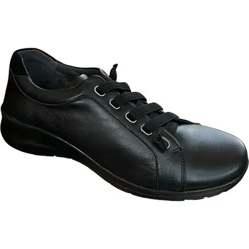 Dámské tenisky Flex & Go SB0839 dámské kožené městské tenisky černá Barva: Černá, Velikost: 38