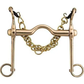 Udidlo pro koně Fair Play pákové udidlo z mosazu Velikost: 13,5