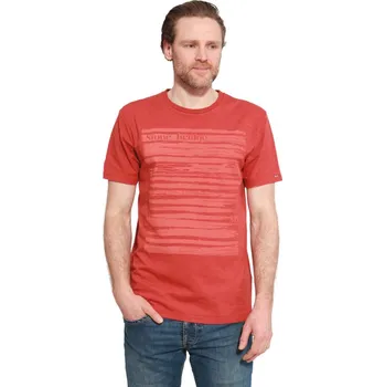 Pánské tričko Tričko krátký rukáv BANKER tm.cihlová M