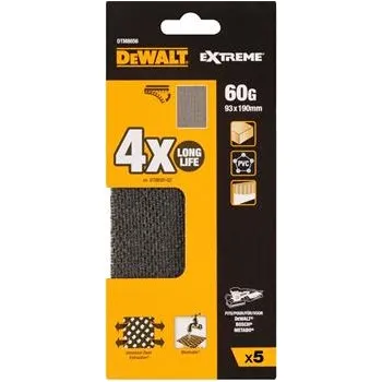 Dílna DeWALT DTM8656 EXTREME®ABRAZIVNÍ 1/3 MŘÍŽKA - 93 mm x 190 mm - 60G 5ks