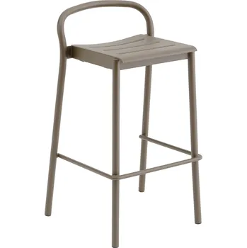Barová židle Muuto, Barová židle Linear, 75 cm, taupe - Formadore