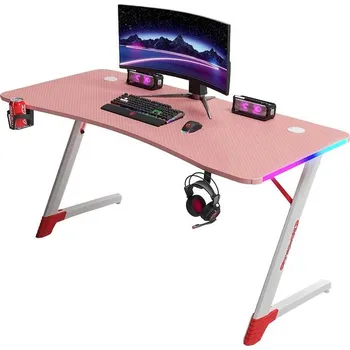 Herní kokpit Ekspan FutureDesk BG01-120 – herní a studijní stůl pro děti a teenagery (více barev) Barva: Růžová