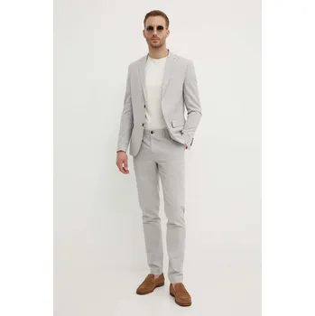 Pánský oblek Oblek Lindbergh 30.61040.LTGREYMIX šedá 90X, vel. 52