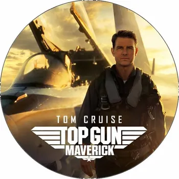 Jedlá dekorace na dort Jedlý papír Top Gun Maverick u stíhačky 19,5cm - Pictu Hap