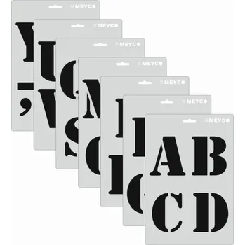 Umění Meyco šablona XL tiskací písmena