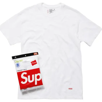 Pánské tričko Supreme Hanes Tagless Tee White (3 pack) Velikost: L