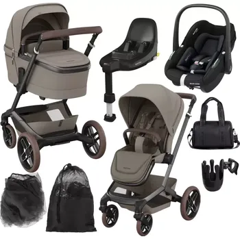 Kočárek Maxi Cosi set Fame 3v1 včetně příslušenství 2025 Twillic Truffle