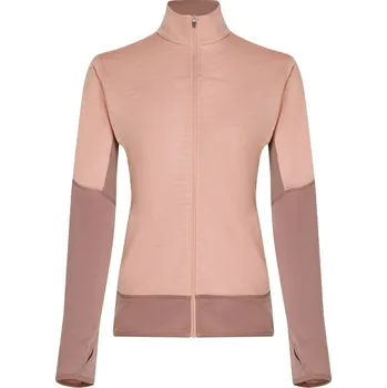 Dámská mikina ICEBREAKER Wmns 300 RealFleece Descender LS Zip, Summit/Blush/Cb velikost: XL