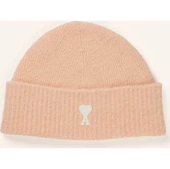 Čepice Ami Paris Dámská Čepice S Alpakou, lososová, one size