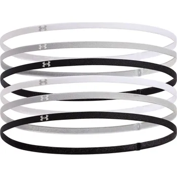 Čelenka Dámská čelenka Under Armour MINI ELASTIC (6-PACK) W černá 1389932-001