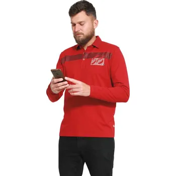 Pánská košile Polokošile dlouhý rukáv BERLIN granátová XXL