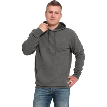 Pánská mikina Mikina BOND šedý melír XL