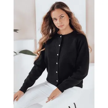 Dámský svetr Dstreet Krásný černý dámský svetr s knoflíky Selina