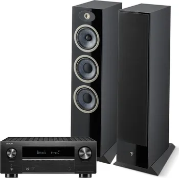 Hi-Fi systém Stereo set: Denon AVC-X3800H + Focal THEVA N3, DENON Černá