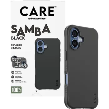 Pouzdro na mobilní telefon PanzerGlass CARE kryt Apple iPhone 17 MagSafe Samba Black CR68453