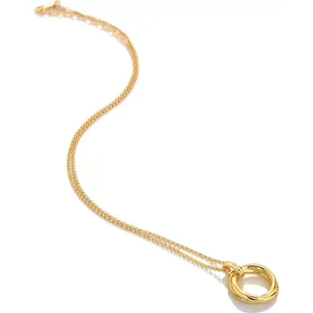 Náhrdelník Stříbrný pozlacený náhrdelník Hot Diamonds x Jac Jossa Soul DP1022