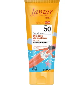 Přípravek na opalování Farmona, Jantar Sun jantarový voděodolný opalovací krém SPF50 200ml