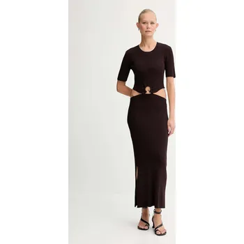 Dámské šaty Šaty Sessun 25105019 hnědá 89X, vel. M