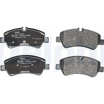Brzdová destička Sada brzdových destiček, kotoučová brzda DELPHI LP3619